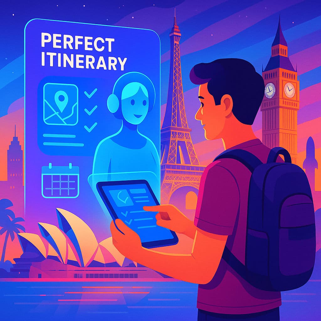 IA no turismo: como a tecnologia está criando o seu roteiro perfeito