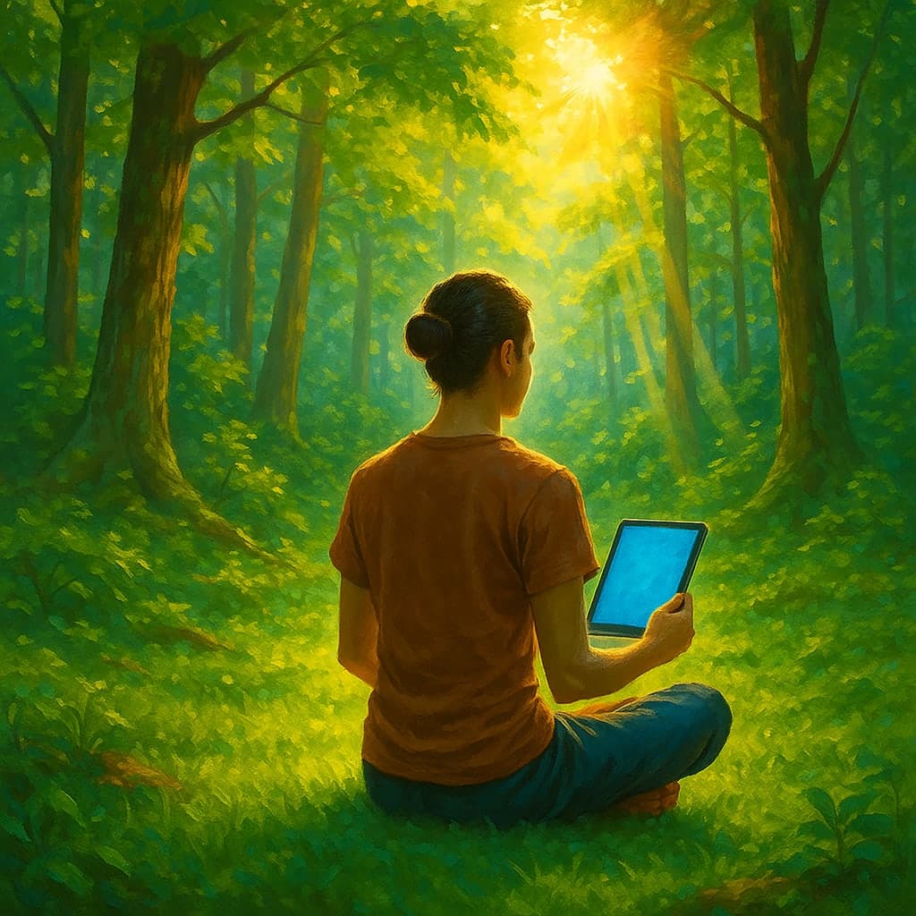 Como Equilibrar Tecnologia e Natureza ao Viajar