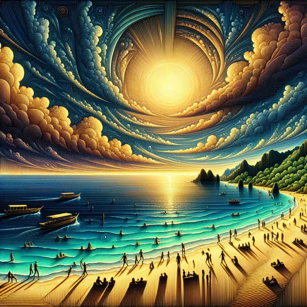 Praia do Sancho em Fernando de Noronha com águas cristalinas e falésias ao fundo.